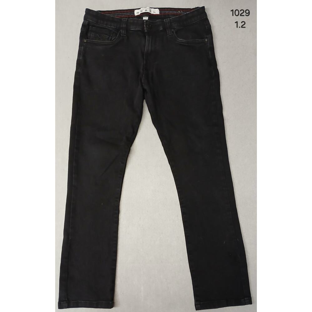 Artful Rebel (32x30) Black Jax Slim Stretch Straight Pants